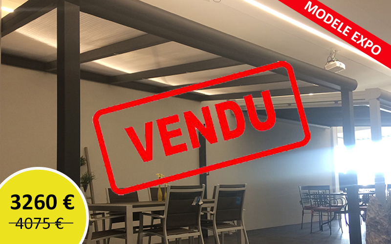 Pergola toit en polycarbonate Deluxe à prix réduit